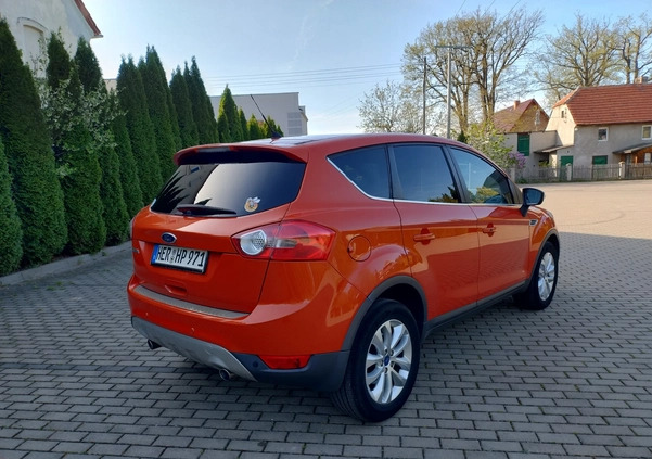 Ford Kuga cena 32700 przebieg: 198606, rok produkcji 2011 z Borne Sulinowo małe 326